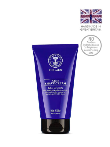 Men's Close Shave Cream 140ml - Simple Wellness 