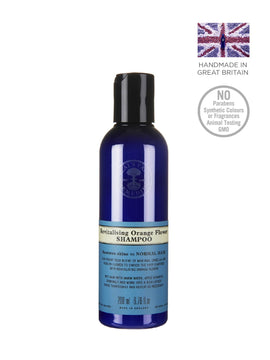 Revitalising Orange Flower Shampoo 200ml - Simple Wellness 