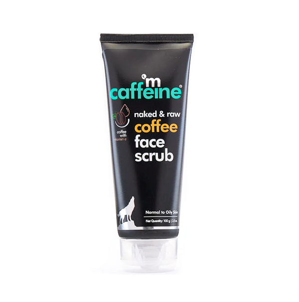 mCaffeine | Coffee Face Scrub with Walnut for Fresh & Glowing Skin - 100 g - Natural & Vegan