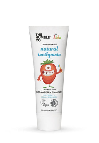 Humble natural toothpaste – kids strawberry with fluoride