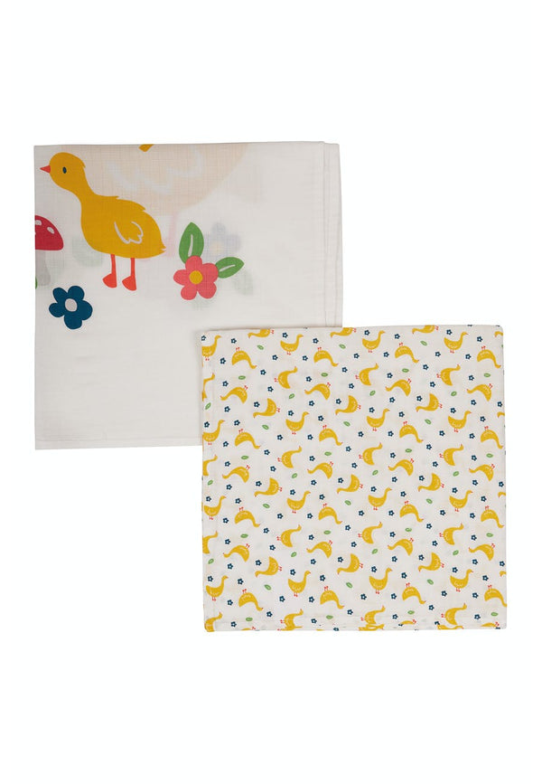Lovely 2 pack Muslin, Gaggle of Geese