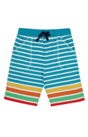 Aiden Striped Shorts, Sunset Stripe