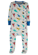 Zip Up Babygrow, Racing Rockets-1