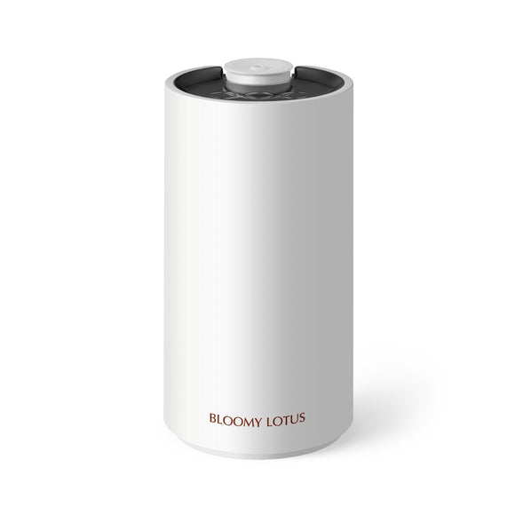 Bloomy Lotus Bamboo Nebulizer Aroma Diffuser - White - Simple Wellness 