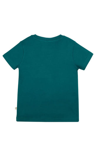 Carsen Applique T-shirt, Deep Spruce/Dino