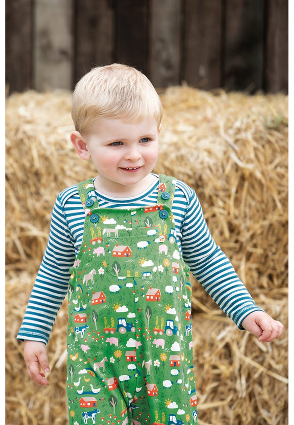Parsnip Dungaree, Green Life At The Farm 18-24 MONTHS (LAST PIECE)