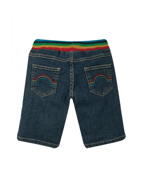 Dorian Denim Shorts, Mid Wash Denim