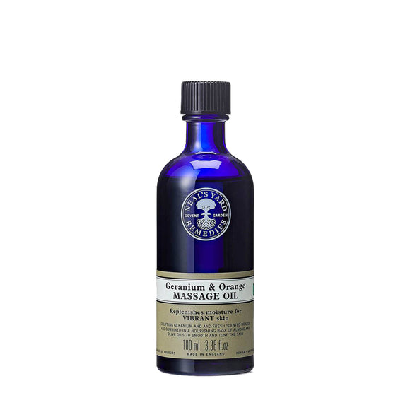 Geranium & Orange Massage Oil 100ml