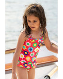Gia Halterneck Tankini, Watermelon Flower Power-2