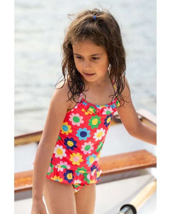 Gia Halterneck Tankini, Watermelon Flower Power