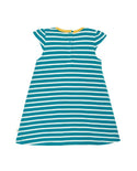 Gianna Dress, Camper Blue Breton/Mermaid