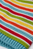 Harlen Knitted Hat, Soft White Multi Stripe-3