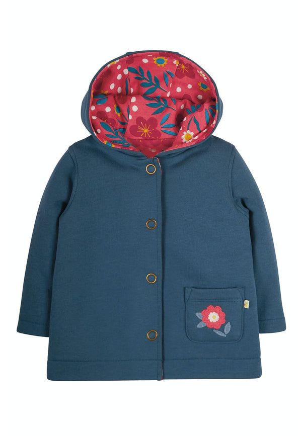 Reversible Cosy Jacket - India Ink/Scandi Flower