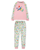 Jamie Jim Jams, Soft White Hedgerow/Bird-1
