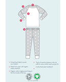 Jamie Jim Jams, Soft White Hedgerow/Bird-3