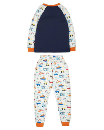Jamie Jim Jams, White Land Sea Sky/Campervan - 0