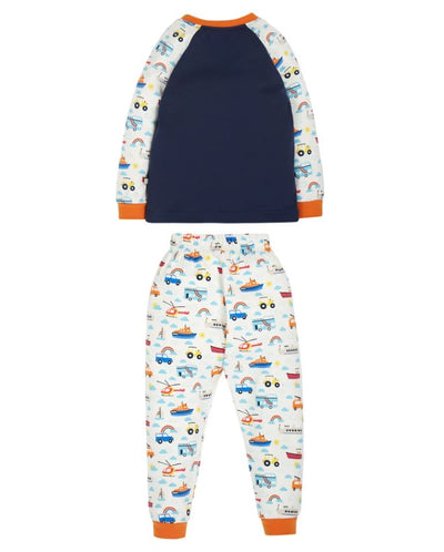 Jamie Jim Jams, White Land Sea Sky/Campervan, 12-18 MONTHS (LAST PIECE) - 0