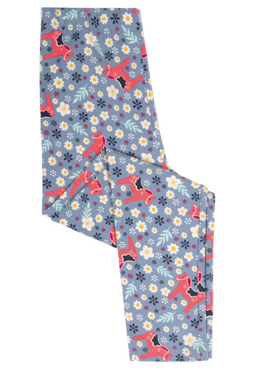Libby Printed Leggings, Abisko Sky Dala Ditsy