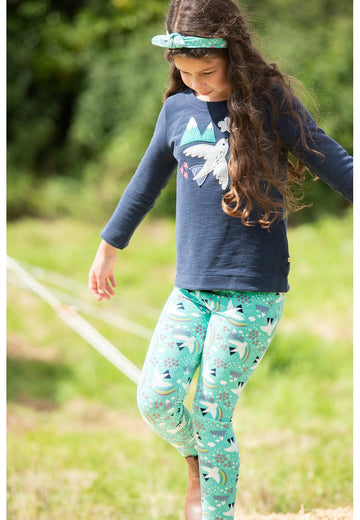 Libby Printed Leggings, Ptarmigan - 0