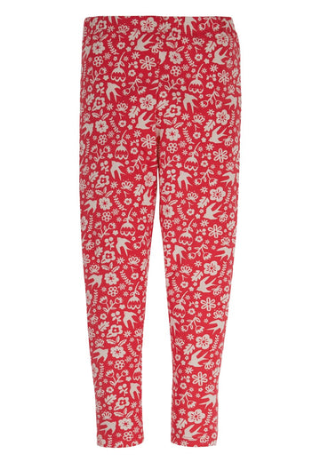 Libby Printed Leggings, Watermelon Bloom - 0