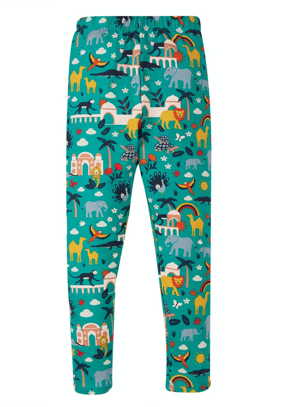 Libby Printed Leggings, Jewel India - Simple Wellness 