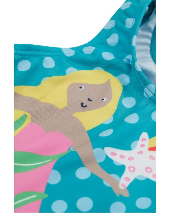 Little Coral Swimsuit, Camper Spot/Mermaid, 3-4 years (LAST PIECE)