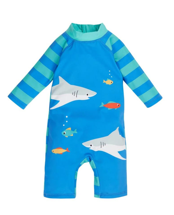 Little Sun Safe Suit, Cobalt Blue/Shark