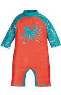 Little Sun Safe Suit, Tiger Orange/Octopus