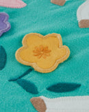 Lizzie Applique Top, Paciﬁc Aqua/Horse-3