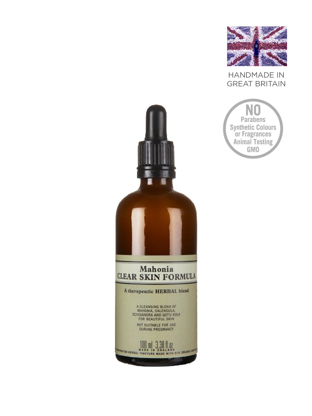 Mahonia Clear Skin Formula 100ml - Simple Wellness 