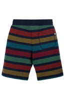 Morvah Shorts, Indigo Rainbow Stripe-2