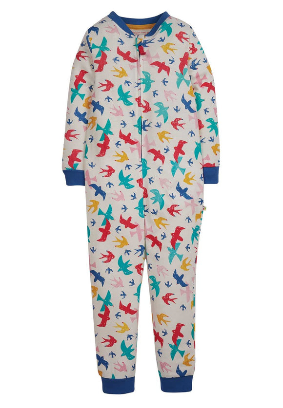 Zennor Zip Up All in One, Multi Rainbow Flight - Simple Wellness 