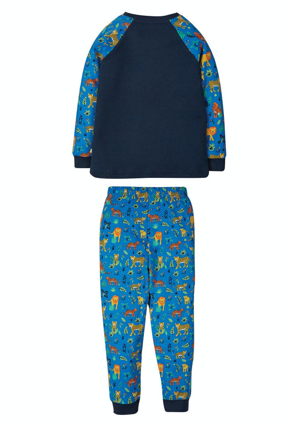 Jamie Jim Jams, Indigo Leopard, 7-8 years (LAST PIECE) - Simple Wellness 