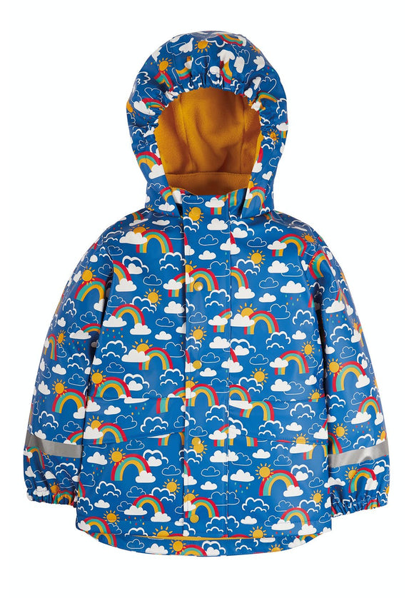 Puddle Buster Coat, Rainbow Skies