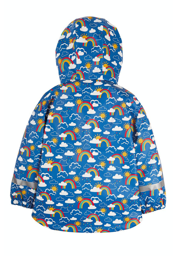 Puddle Buster Coat, Rainbow Skies
