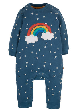 Frugi Snug and Cosy Romper, Abisko Stars/Rainbow