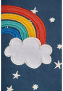 Frugi Snug and Cosy Romper, Abisko Stars/Rainbow-3