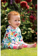Summer Zip Babygrow, Mini Butterflies-2