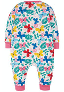 Summer Zip Babygrow, Mini Butterflies-3