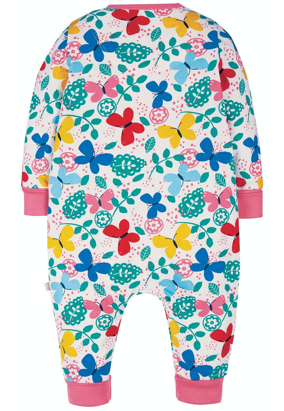 Summer Zip Babygrow, Mini Butterflies
