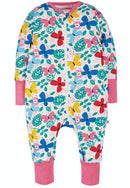 Summer Zip Babygrow, Mini Butterflies-4