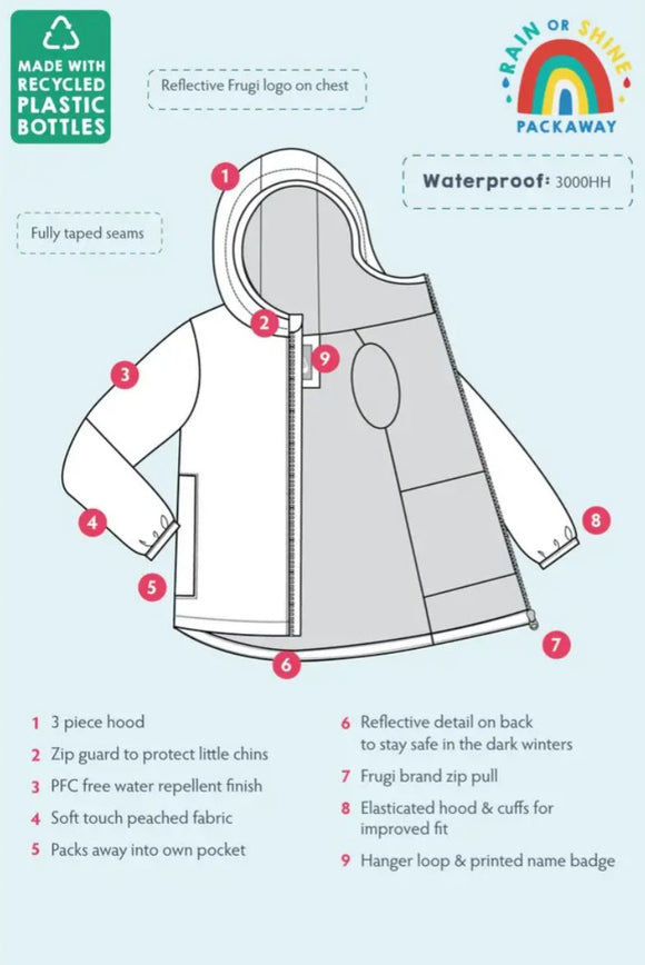 Rain Or Shine Jacket, Hedgerow, 7-8 years (LAST PIECE)