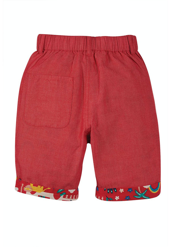 Ralph Reversible Shorts, True Red India