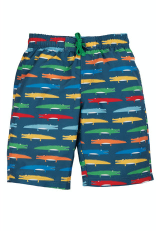 Board Shorts, Rainbow Crocs