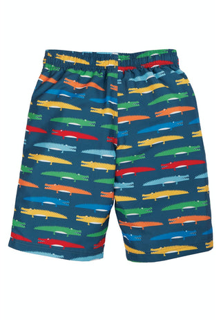 Board Shorts, Rainbow Crocs