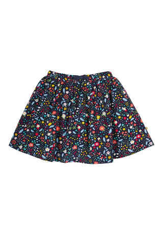 Lizzie Cord Skirt, Mountainside Floral