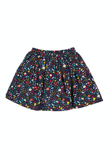 Lizzie Cord Skirt, Mountainside Floral - 0
