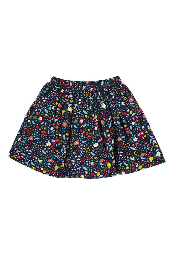 Lizzie Cord Skirt, Mountainside Floral