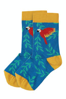 Perfect Pair Socks, Parakeets-1