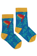 Perfect Pair Socks, Parakeets-2